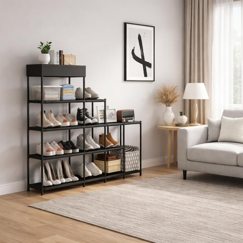 Estante Zapatera Organizador De Zapatos Estantería Multiple 120x81x41cm
