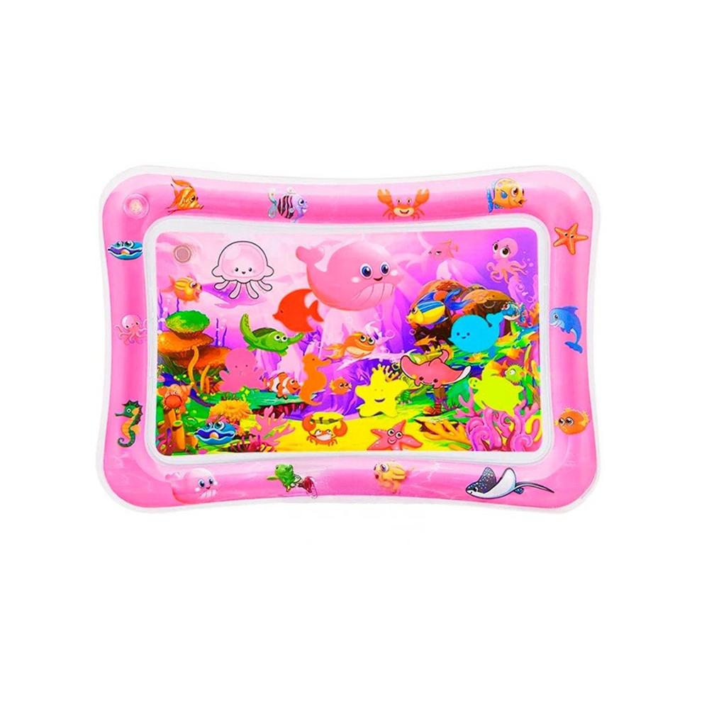 Inflable con Agua para Bebes Rosado Diseno Suave Comodo y Estable Y+Papel Regalo
