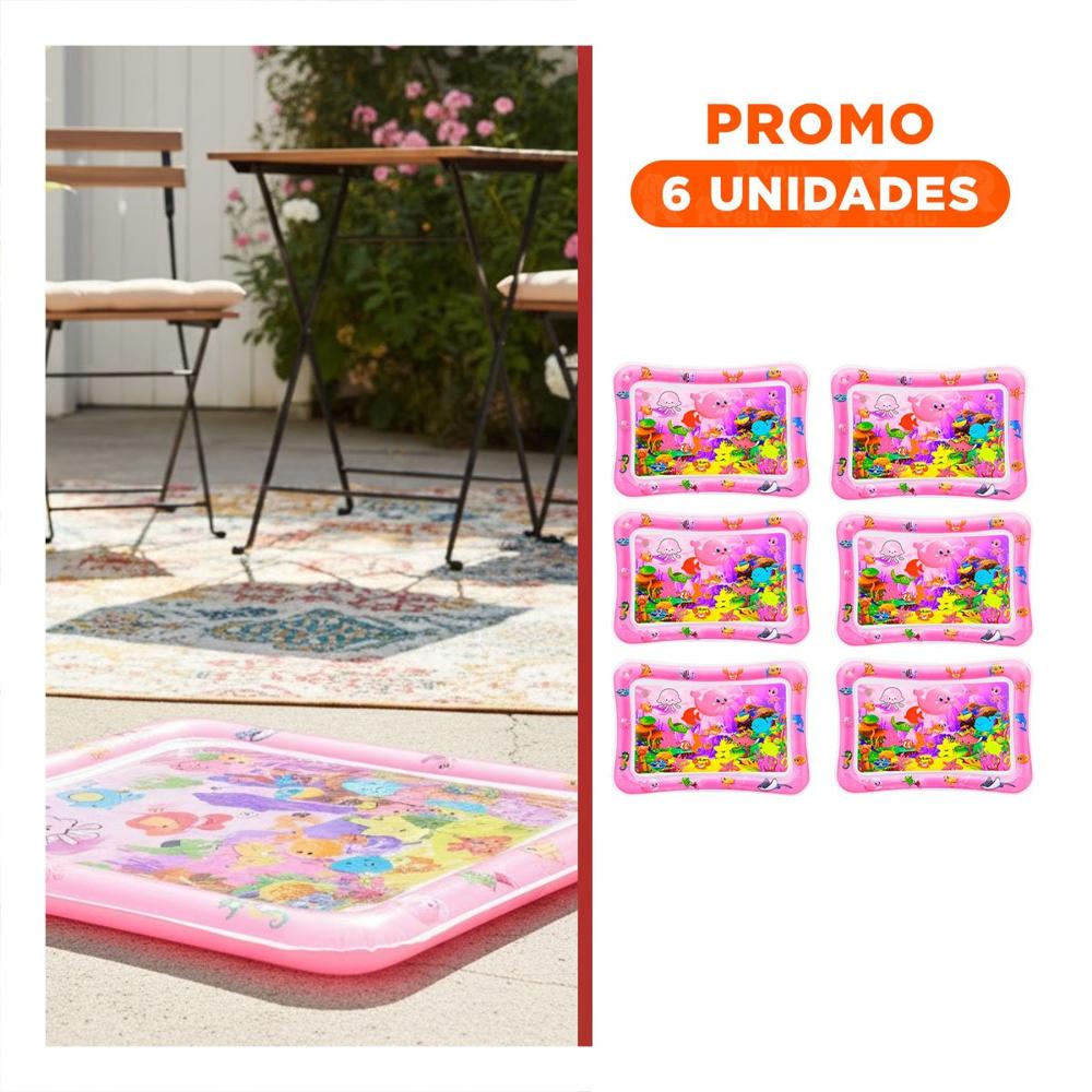 Pack6 Centro Inflable con Agua para Bebes Rosado Estimulacion Temprana Pack6 Centro Inflable con Agua para Bebes Rosado Estimulacion Temprana