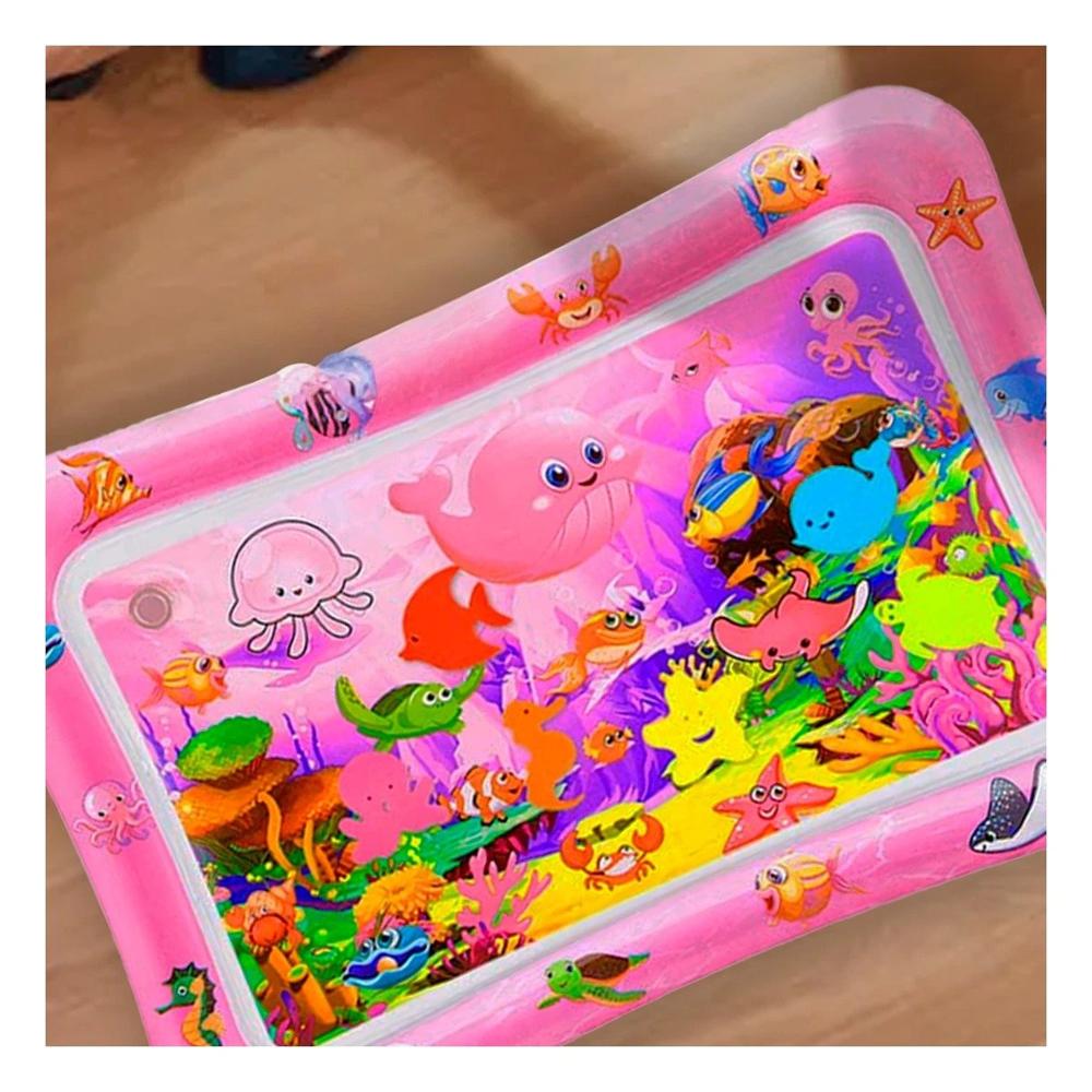 Inflable con Agua para Bebes Rosado Uso Diario Facil de Instalar Y+Ligas Regalo