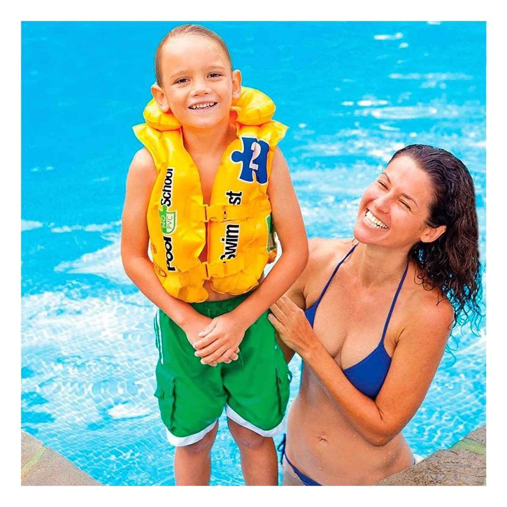 Chaleco Salvavidas Inflable 58660EU 51x46 CM para Niños Seguro y Divertido