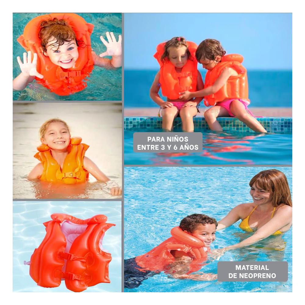 Inflable Seguro 58671np 50x47 CM Chaleco para Juegos Acuaticos Y+Post It