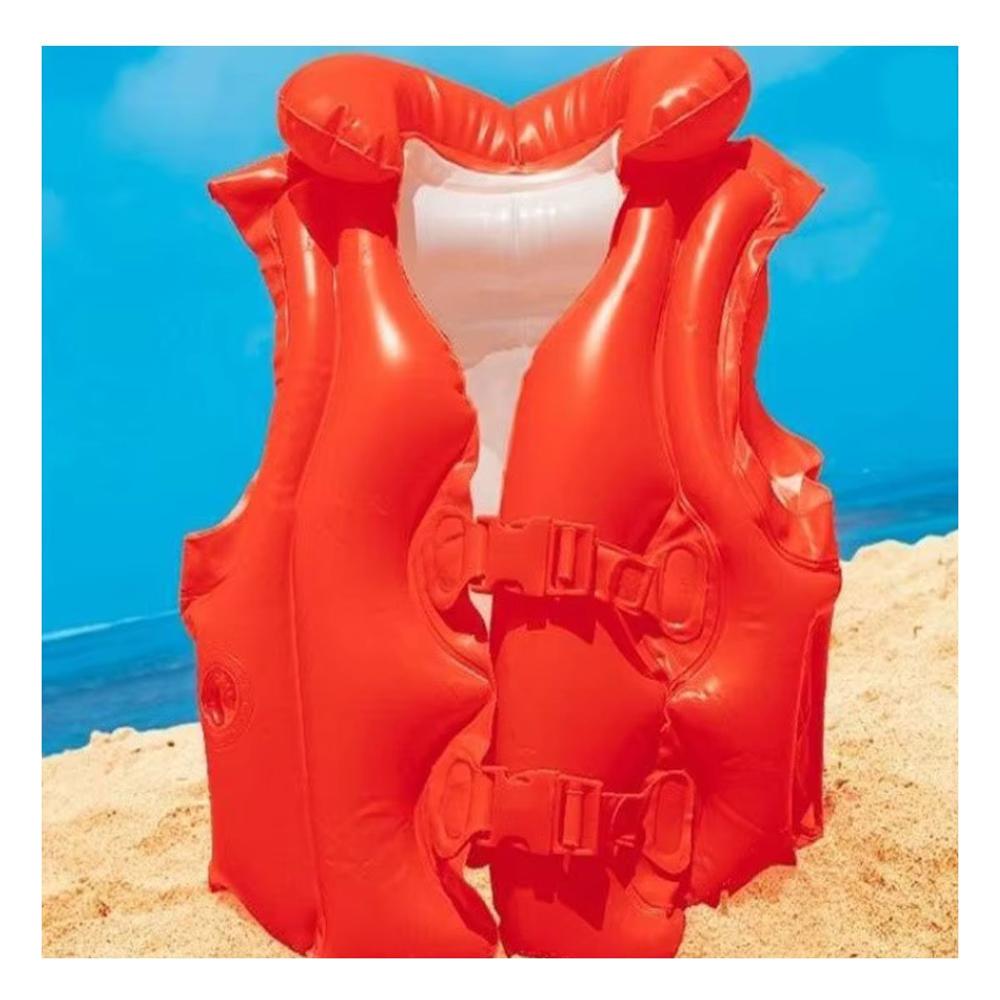 Chaleco Salvavidas Inflable 58671np 50x47 CM para Niños Seguro y Divertido