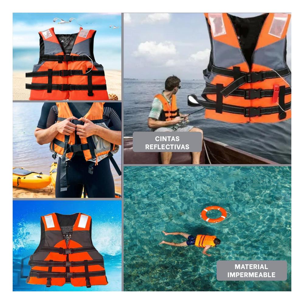 Inflable Seguro MG-L50 Talla L Chaleco para Actividades Acuaticas Y+Post It