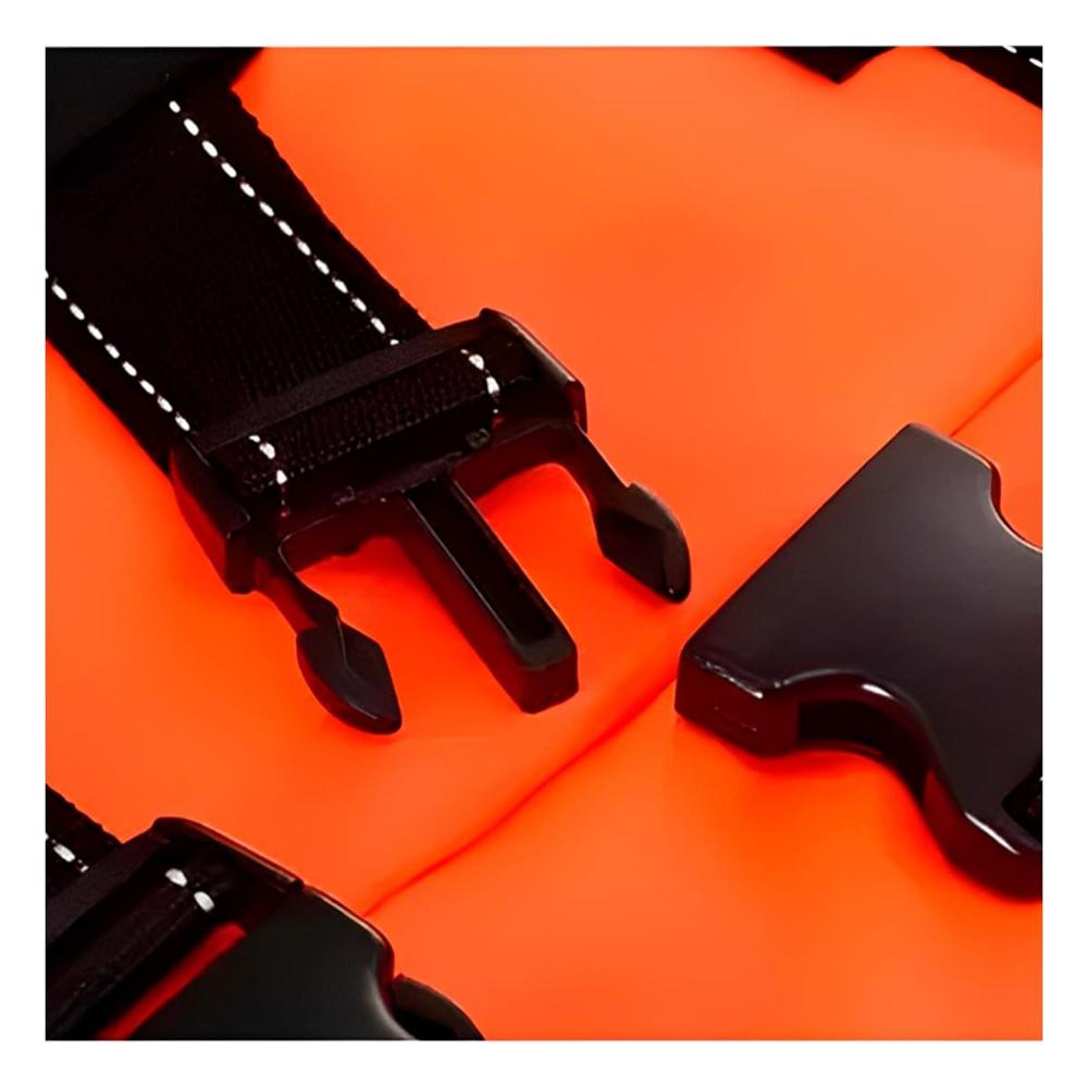 Protector Inflable MG-L50 Talla XL Anaranjado Chaleco Seguro para Piscina Y+Regalo Sticker