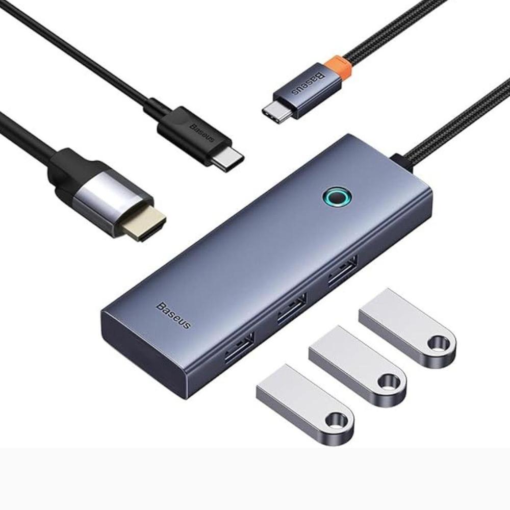HUB adaptador multifuncional Baseus UltraJoy Series 5 puertos HUB Docking Station