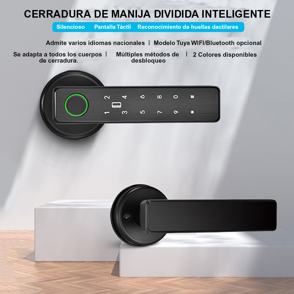 Cerradura Inteligente Huella Digital Llave Tarjeta APP