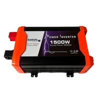 Inversor de Corriente 12v A 220v 1500w 2 Usb 2 Sockets Onda Pura Lcd