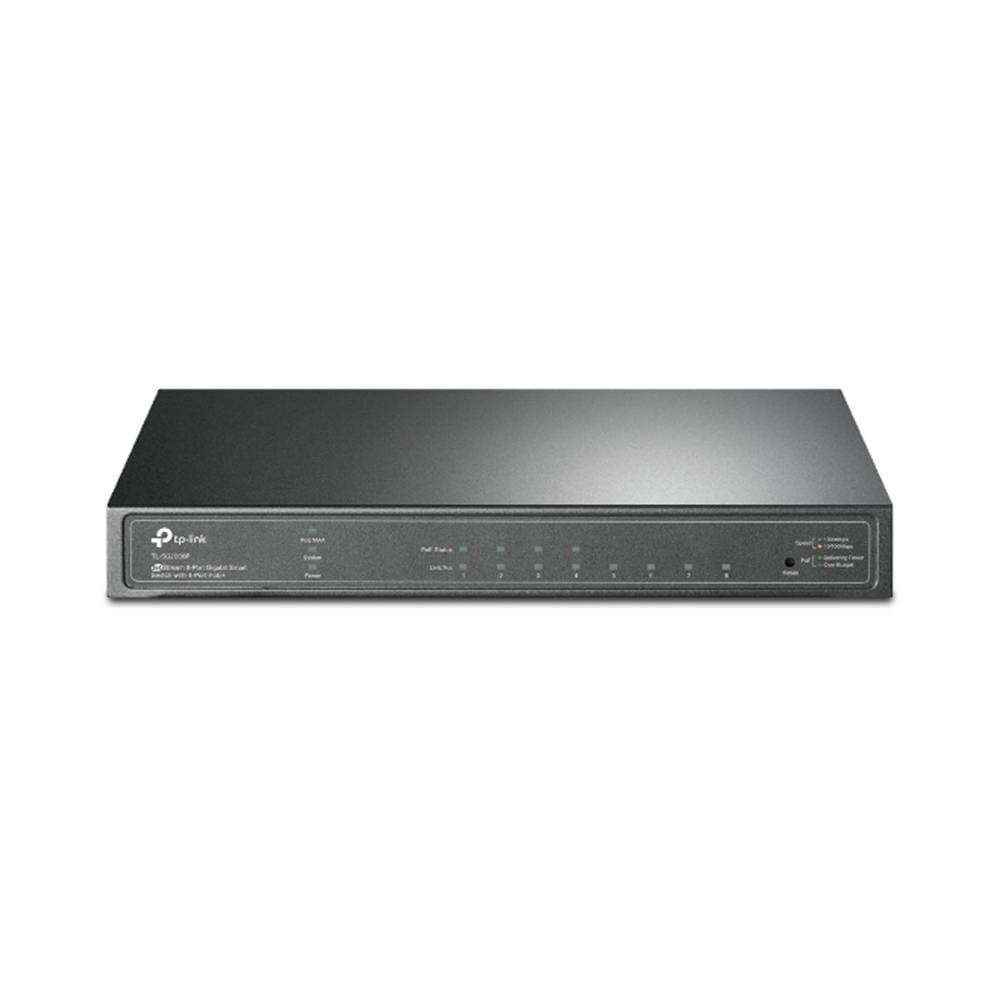 SWITCH TP-LINK 8 PUERTOS GIGABIT 4 PUERTOS POE TL-SG2008P