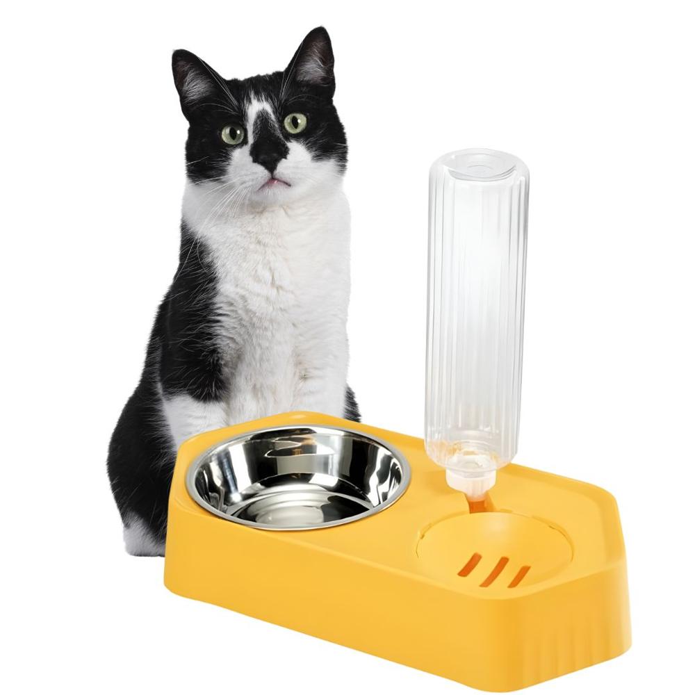 Dispensador AUTOMÁTICO de Botella Talla L para Mascotas AMARILLO Dispensador AUTOMÁTICO de Botella Talla L para Mascotas AMARILLO