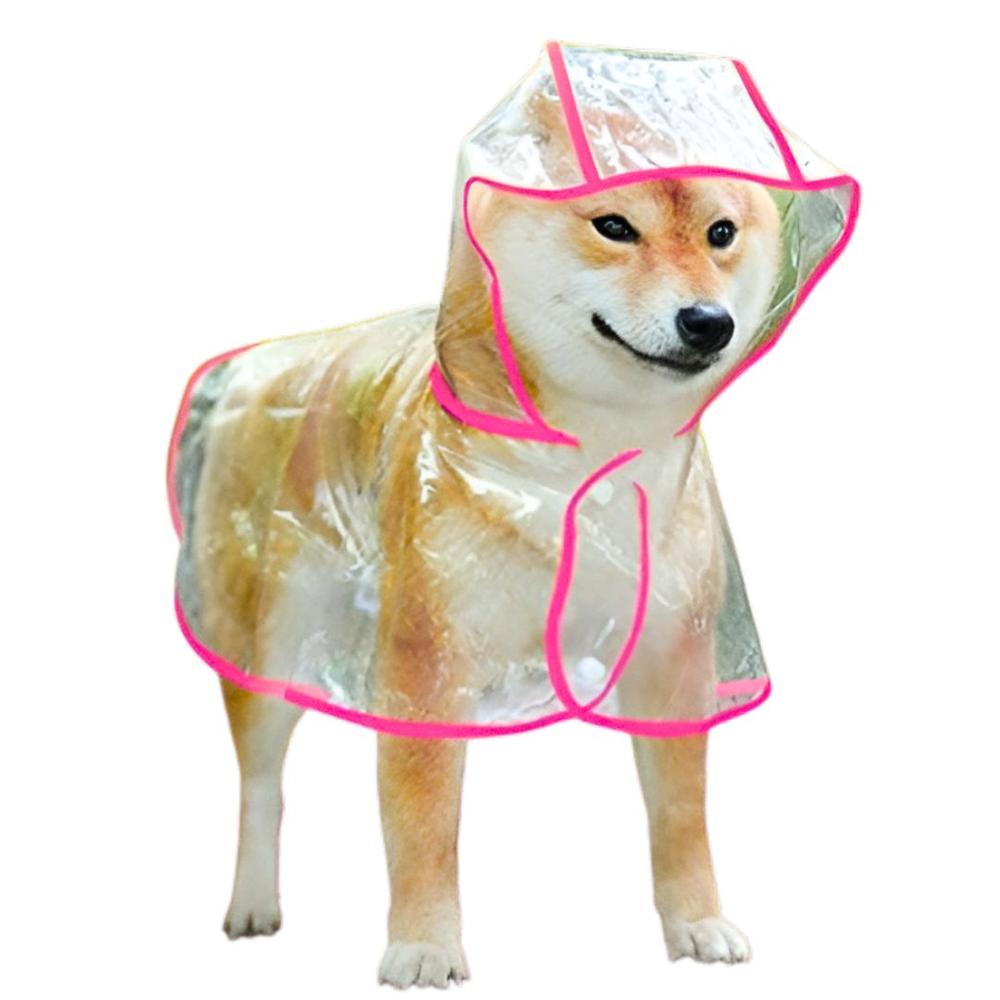 CAPA Impermeable de Lluvia para Mascotas Talla 5 ROSA CAPA Impermeable de Lluvia para Mascotas Talla 5 ROSA