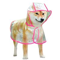 CAPA Impermeable de Lluvia para Mascotas Talla 5 ROSA