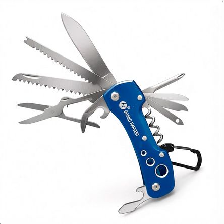 Navaja Multiusos Grand Harvest Acero 11 Piezas
