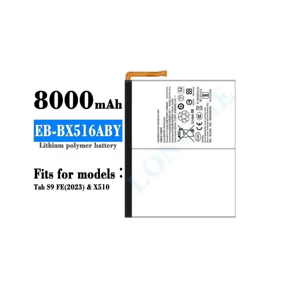 BATERIA Tab S9 FE  SM-X516  (WiFi/5G)  NUEVO