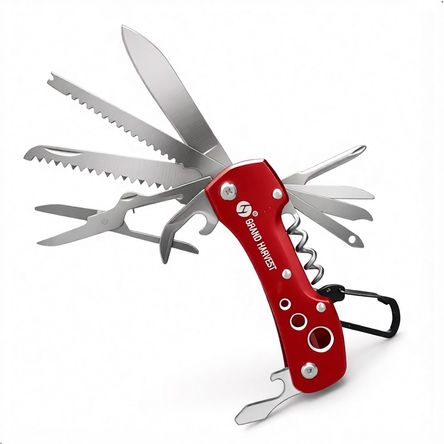 Navaja Multiusos Grand Harvest Acero 11 en 1 Piezas Navaja Multiusos Grand Harvest Acero 11 en 1 Piezas