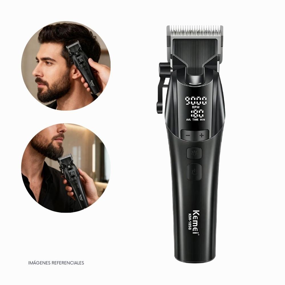 Cortadora Profesional de Cabello Kemei Clipper KM-1858