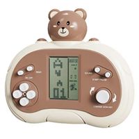 Consola De Videojuegos Retro Portátil Para Niños Estilo Kawaii Marrón