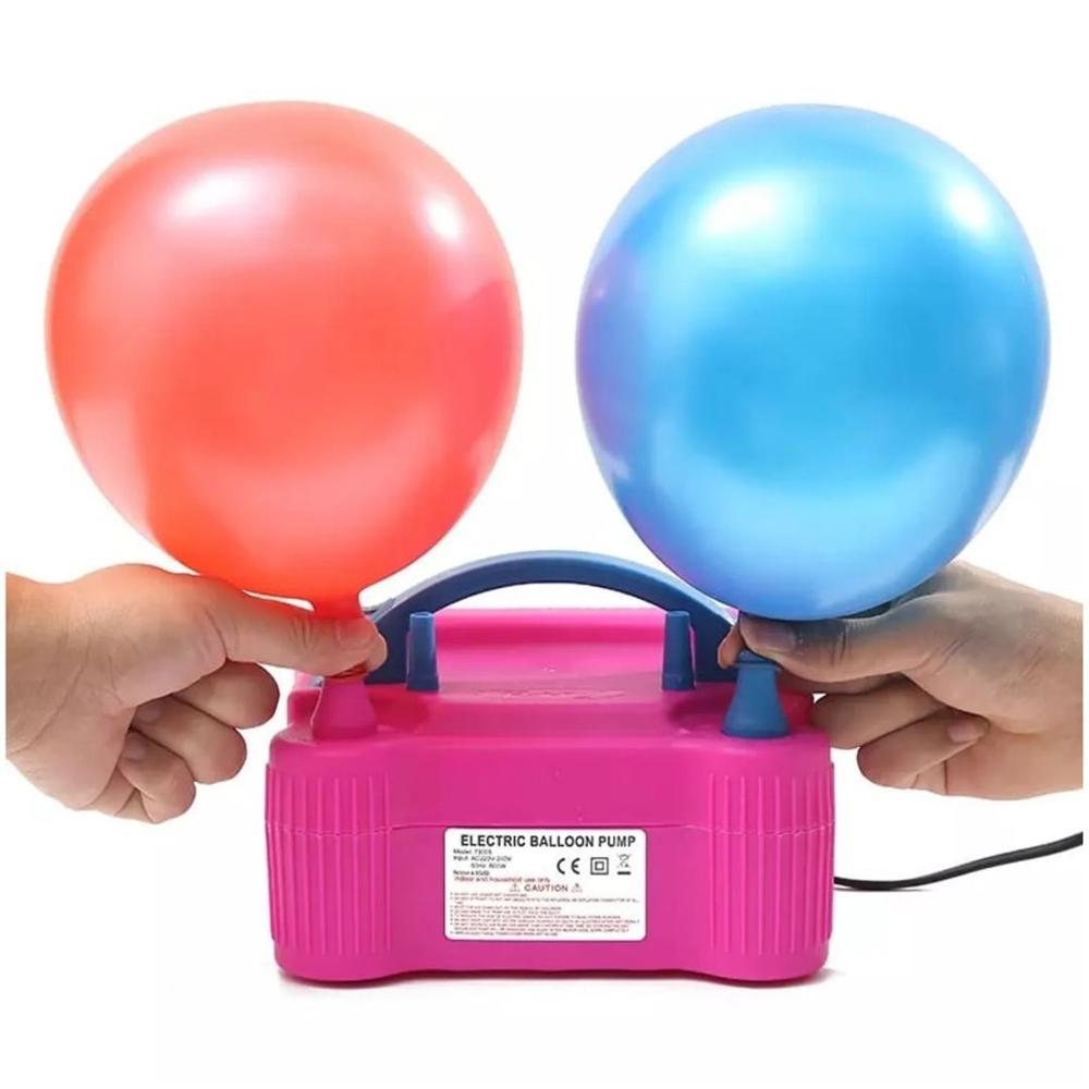Inflador de Globos Eléctrico Portátil de 600W para Decoración Infantil
