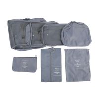 Set x 7 Organizadores de maleta para viajes Orange