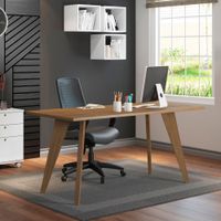 Mesa Rectangular para Escritorio 120 cm - Marrón