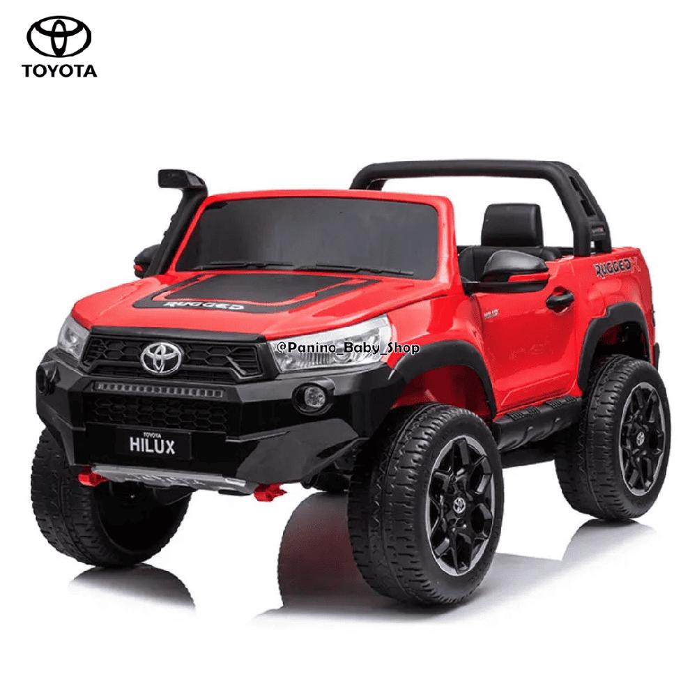 Carro a Batería Toyota Hilux para Niños -RUGGED X- Rojo RUGGEDX-003