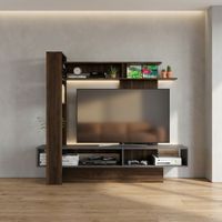 Mesa de TV 70'' Heidi Marrón y Plomo | Masiva Home