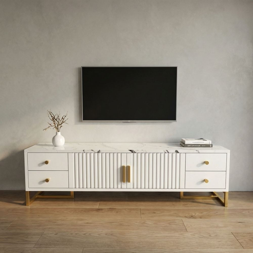 Mesa de TV 50'' Amara Blanco | Masiva Home