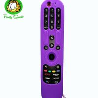 Funda Control LG Magic MR23 Protector Anticaída Morado