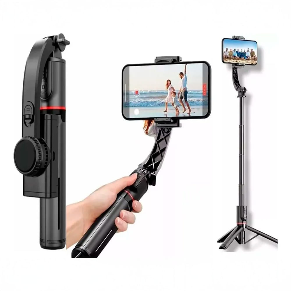 Selfie Stick Trípode Inteligente con Estabilizador AI y Control Bluetooth
