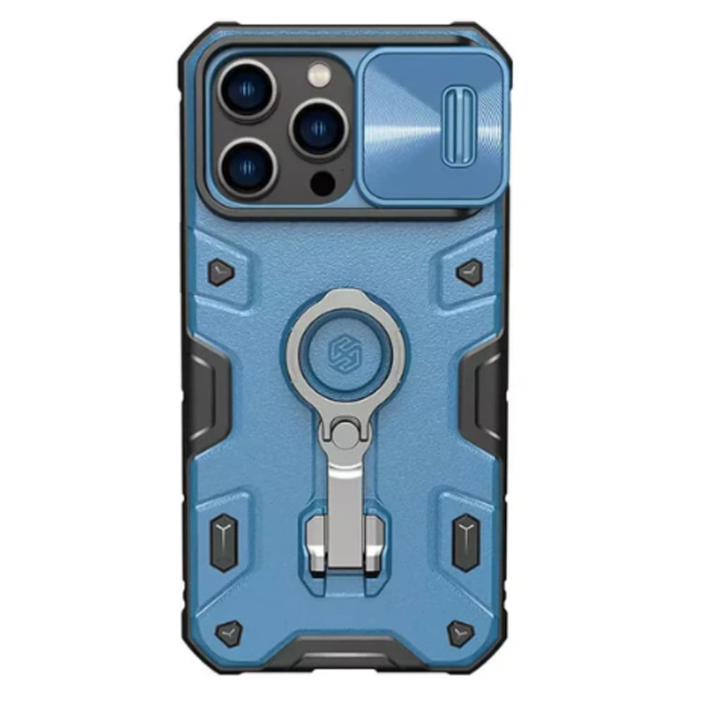 Retail Camshield Armor para Iphone 14 Pro Max - AZUL