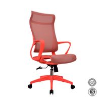 Silla Ergonómica Rigs Presidente Malla Rosa Althea Confort