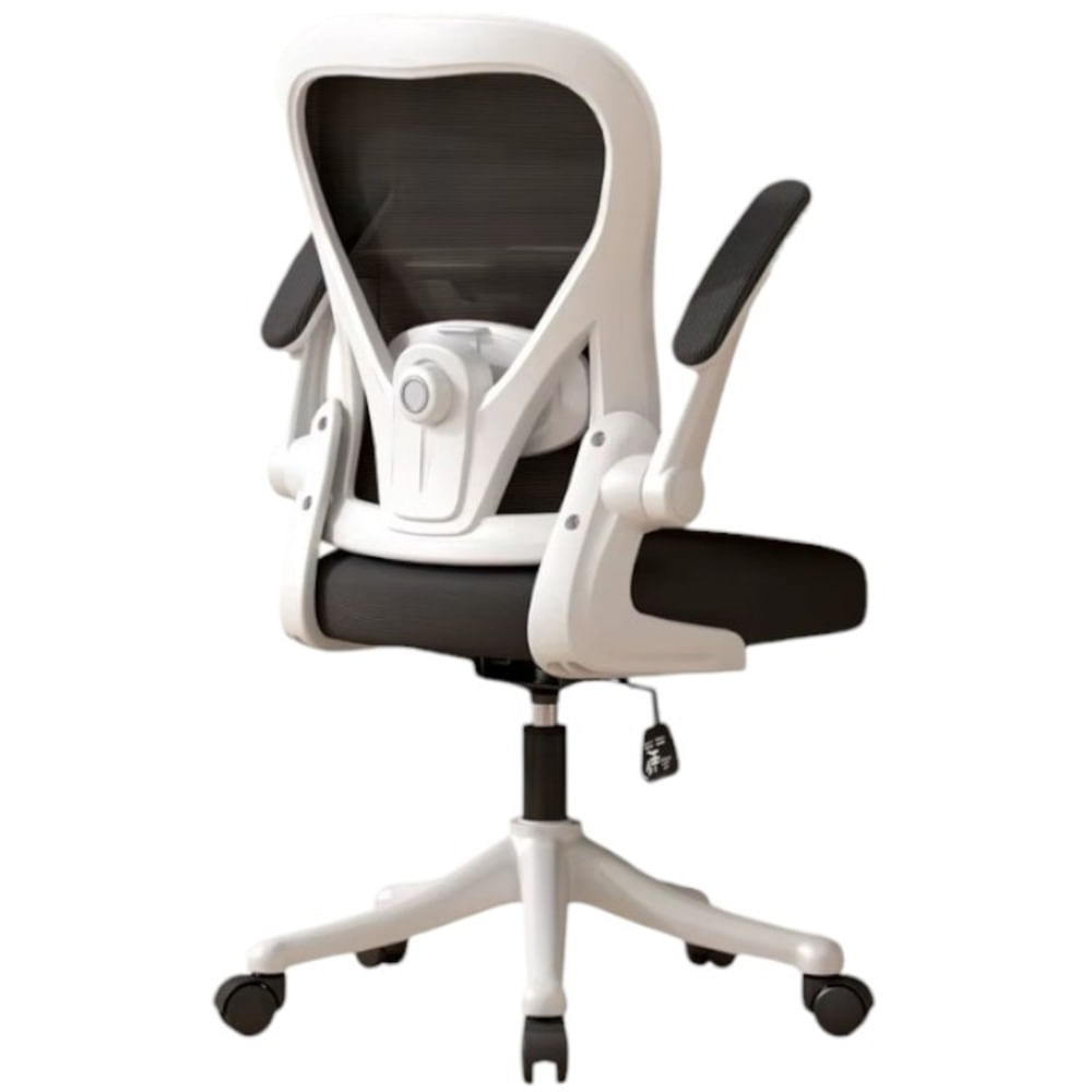 Silla Ergonómica con Altura Regulable y Brazos Abatibles Blanca