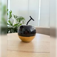 ADORNO MANZANA DECOR DUO 10.7x10.7x15 cm