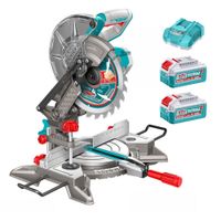Sierra Ingleteadora 8"" 20V + 2bat 4ah + Cargador Total TMSLI20212