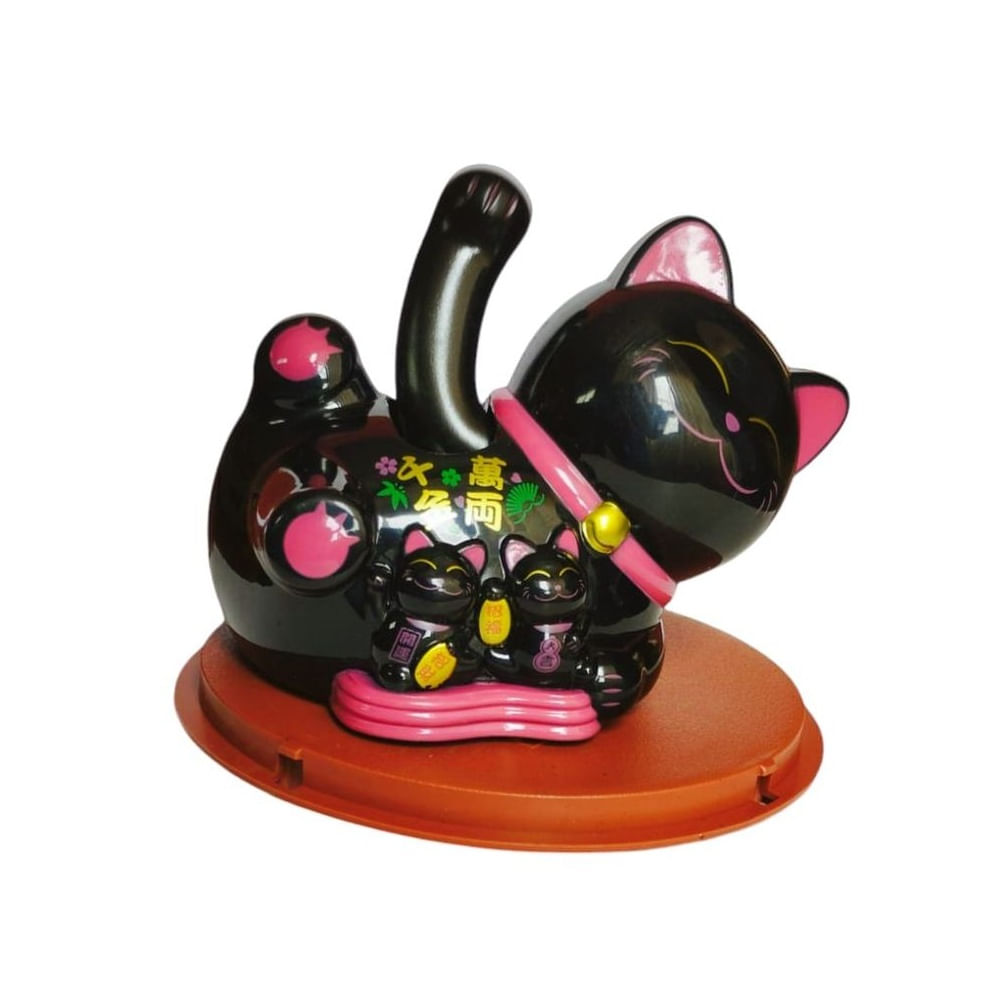 Gato Negro de la Suerte