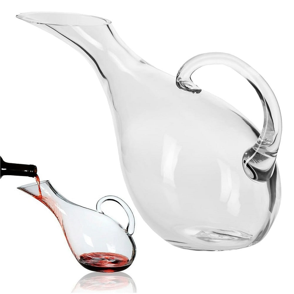 Decantador de Vino Inclinado Jarra de 1 Litro