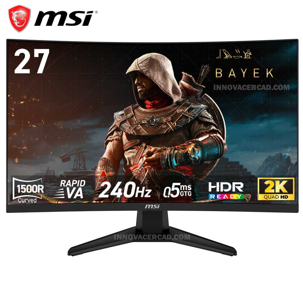 MONITOR MSI MAG MAG 274CF X24 27 CURVO RAPID VA FHD 240Hz 0.5ms FreeSync
