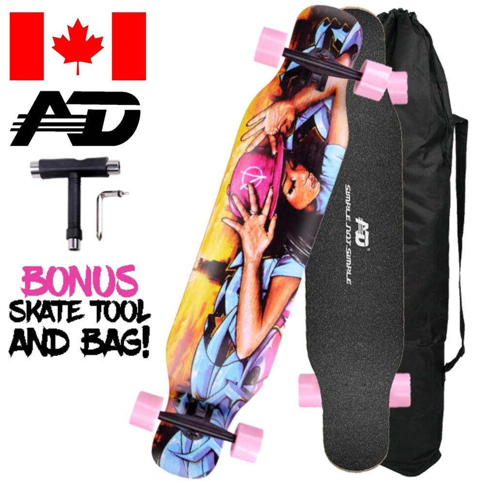 Skate Longboard 42'' Dancing Cruising Downhill - Girl