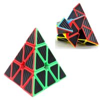 Cubo Mágico Piramide Fibra de Carbon