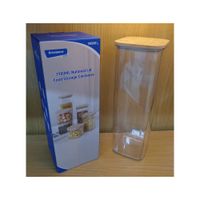 Contenedor Acrílico con Tapa de Bambú  1.9 L