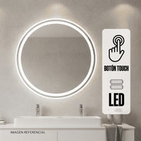 Espejo LED Circular Sidney Zaga de 59x59 cm