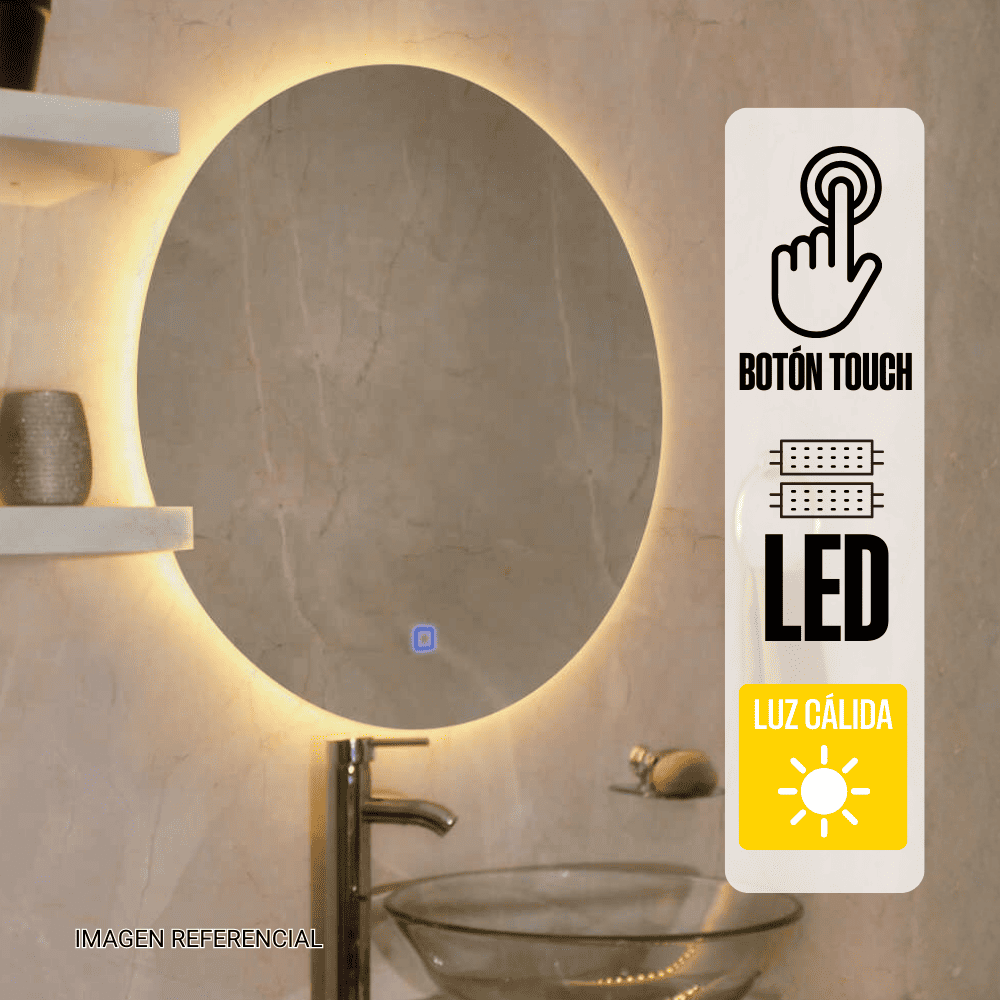 Espejo led Sunny Zaga