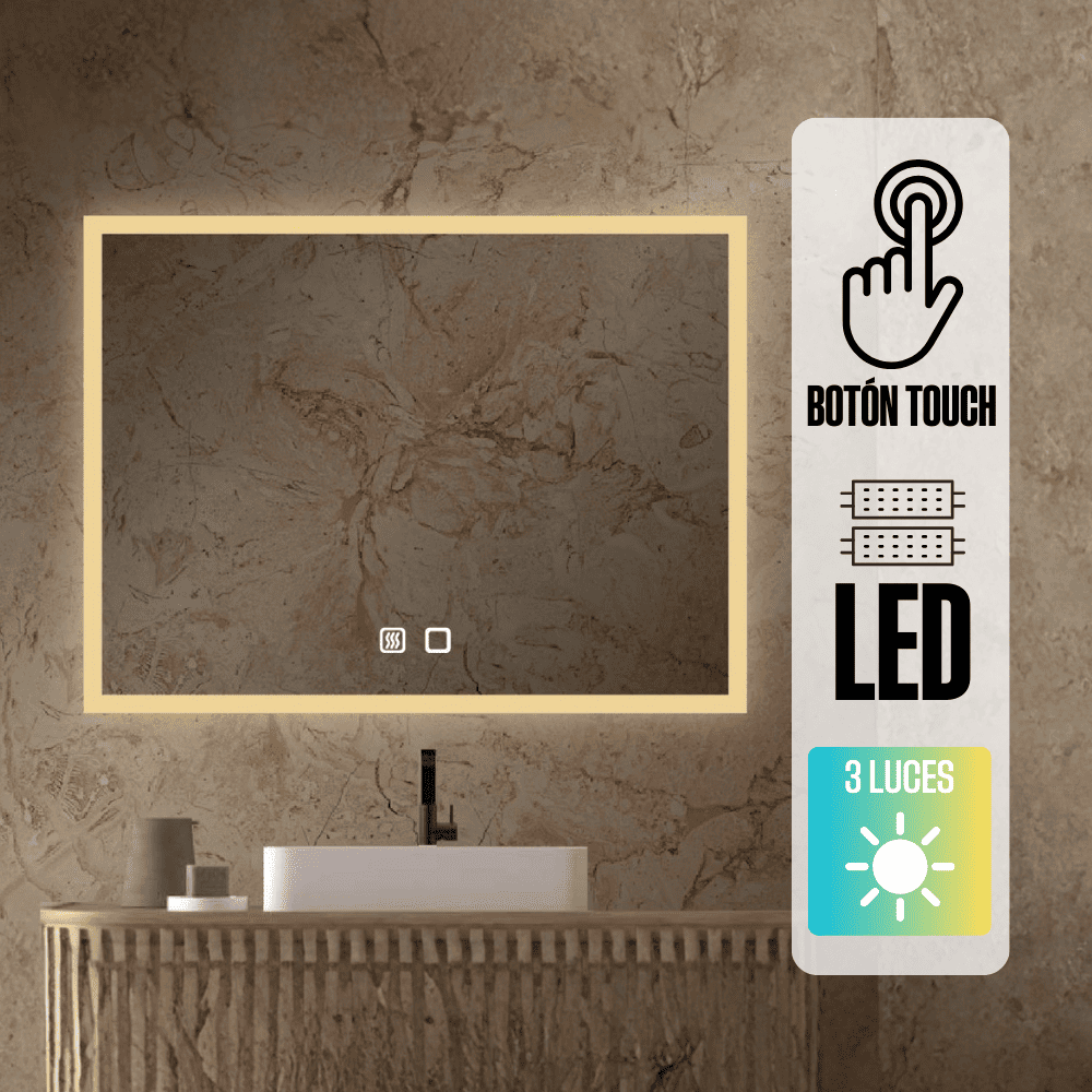 Espejo Led Ulises Antipaño 60x80cm