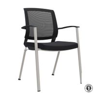 Silla Fija Amia Negro Althea Confort