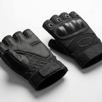 Guantes Mitones de Moto Bicicleta Scooter en Negro