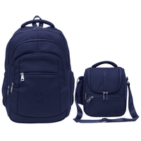 KIT ESCOLAR MOCHILA PIERO Y LONCHERA PRADO - AZUL