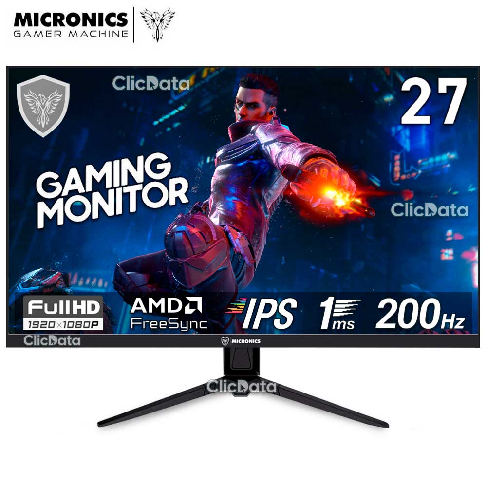 Monitor Gamer MICRONICS MG27FF 27P Full HD IPS 200HZ 1MS AMD FreeSync