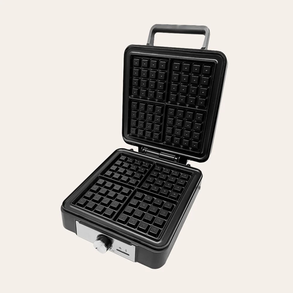 Waflera Para 4 Finezza Fz-812wf Antiadherente Negro