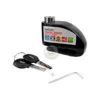 CANDADO DE DISCO  CON ALARMA PARA MOTO BICI