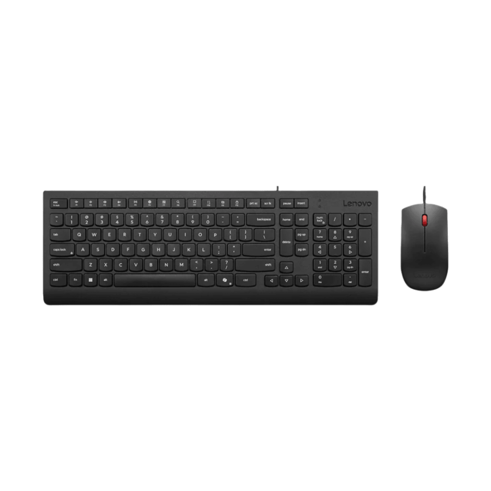 KIT TECLADO Y MOUSE LENOVO ESSENTIAL ALÁMBRICO ESP